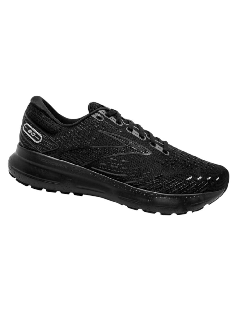 Brooks Glycerin 20 Mens Running Shoe size 12 Wide in Black